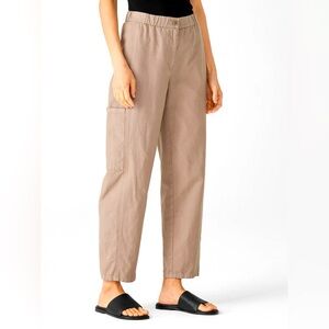 Eileen Fisher Tan Straight Leg Pants